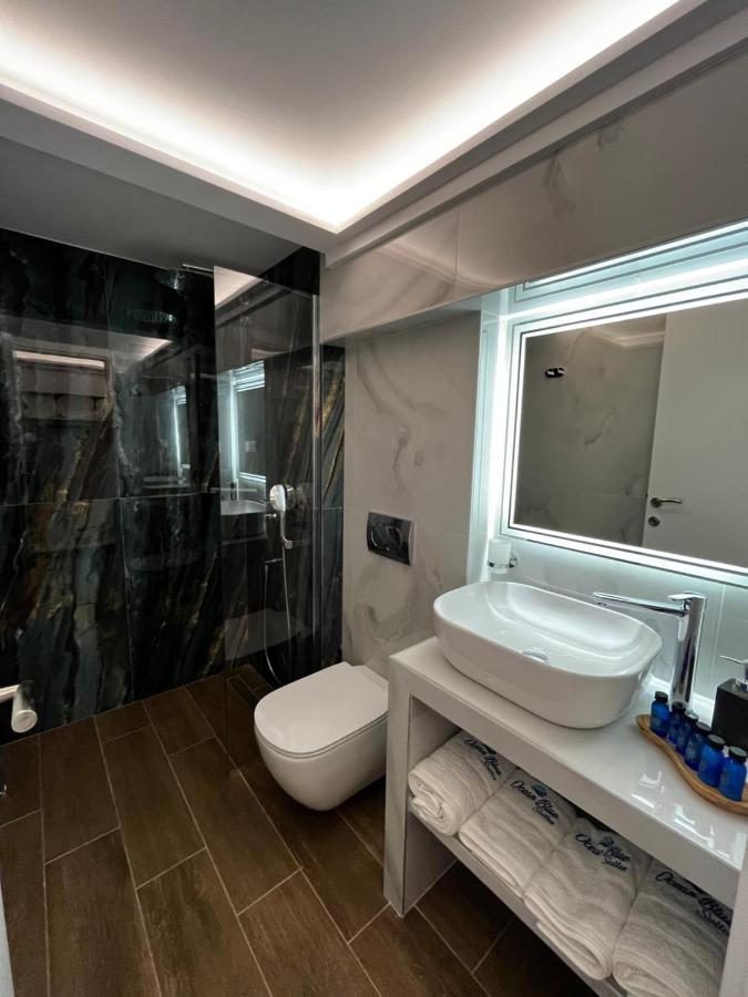 Ocean Blue Suites Ierissos Bagian luar foto