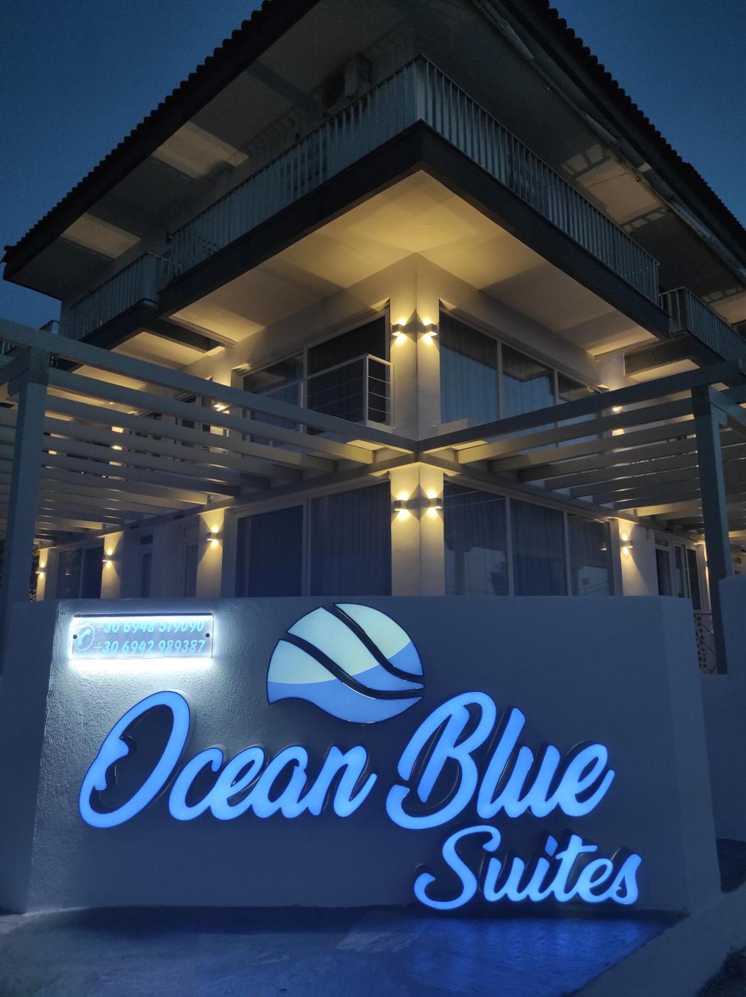 Ocean Blue Suites Ierissos Bagian luar foto